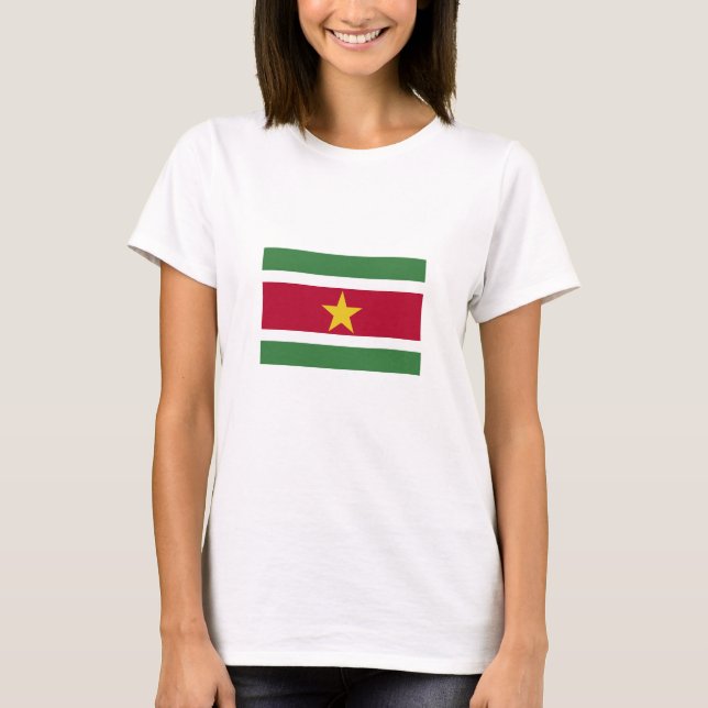 Camiseta Bandera de Surinam (Anverso)