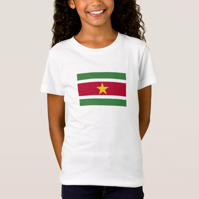 Camiseta Bandera de Surinam (Anverso)