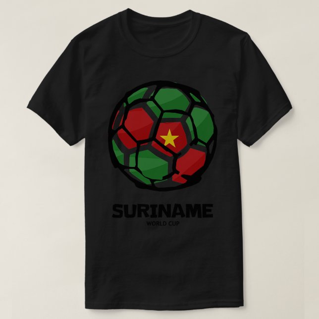 Camiseta Bandera de Surinam (Diseño del anverso)