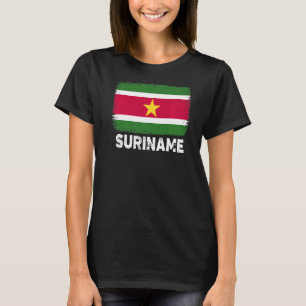 Camiseta Bandera de Surinam apoya a mujeres surinamesas