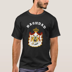 Camiseta Bandera De Suveniente Del Escudo De Armas De Bagda