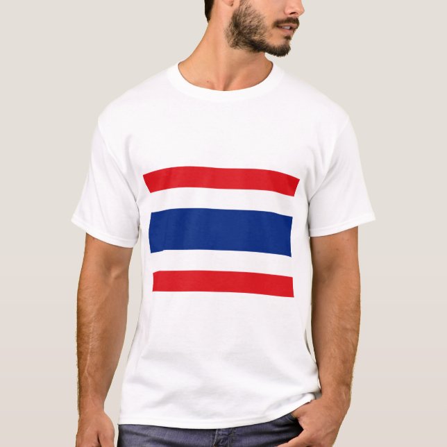 Camiseta Bandera de tailandia (Anverso)