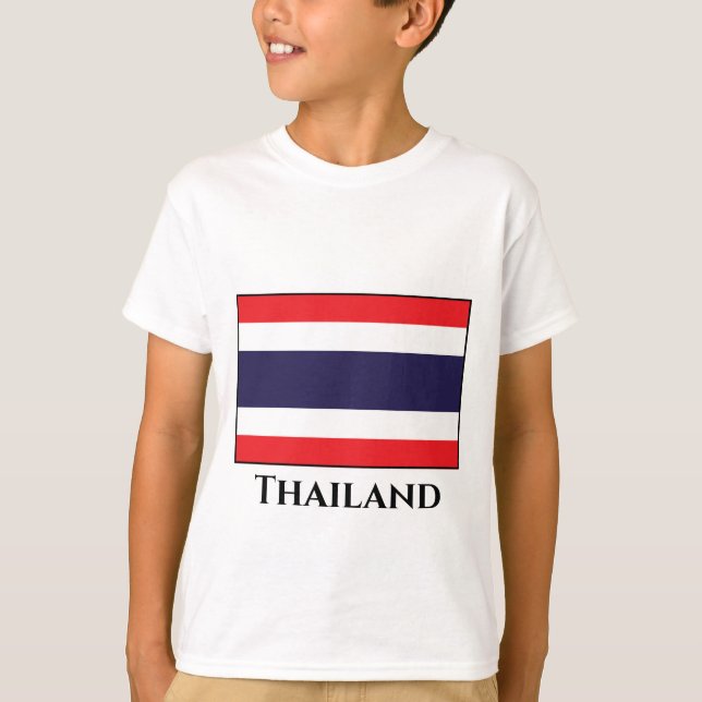 Camiseta Bandera de Tailandia (Anverso)