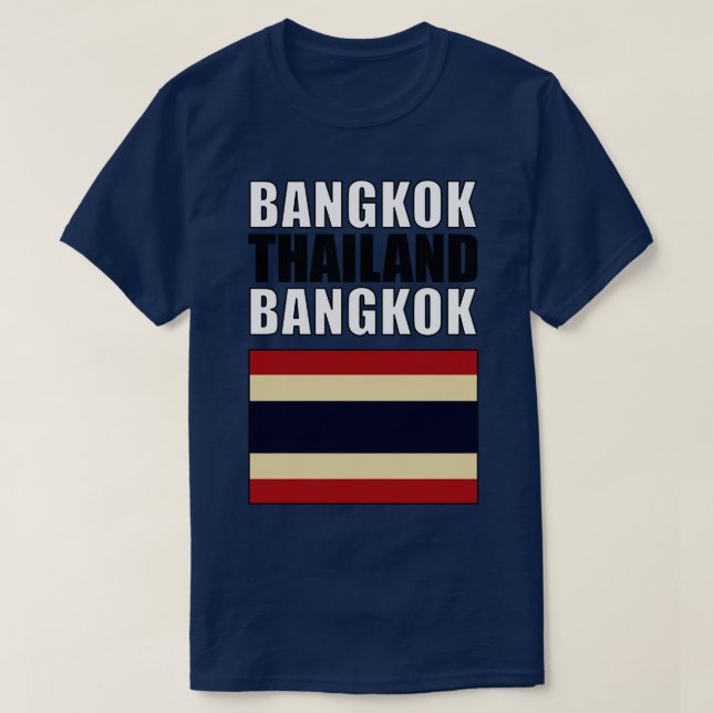 Camiseta Bandera de Tailandia (Diseño del anverso)