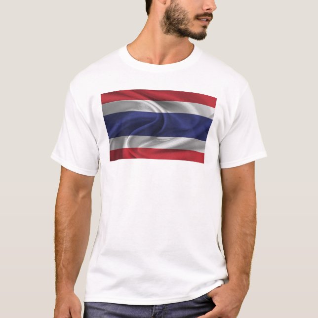 Camiseta Bandera de Tailandia (Anverso)