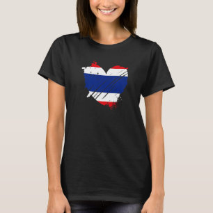 Camiseta Bandera de Tailandia Me encanta Tailandia está en 