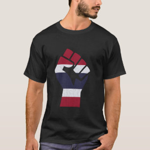 Camiseta Bandera de Tailandia Puño Orgullo tailandés Bander