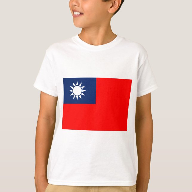 Camiseta bandera de taiwán (Anverso)