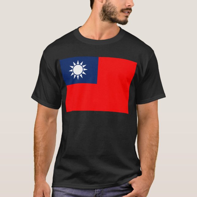Camiseta bandera de taiwán (Anverso)