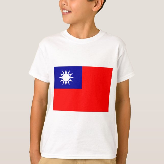 Camiseta Bandera de Taiwán (Anverso)