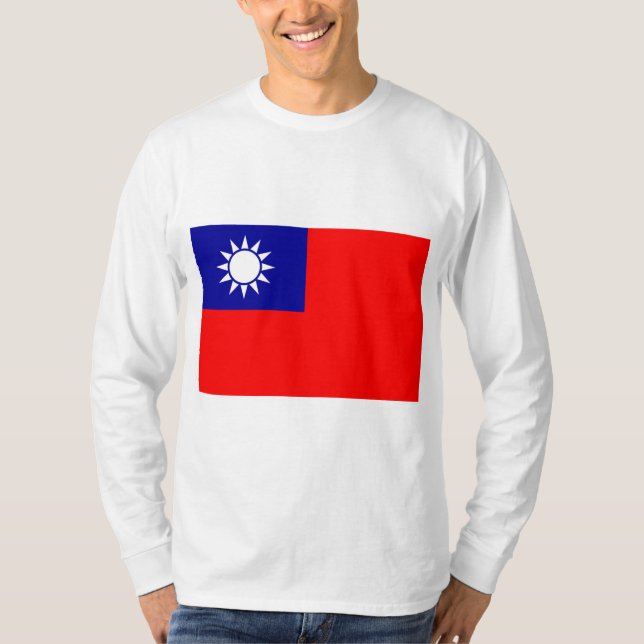 Camiseta Bandera de Taiwán (Anverso)