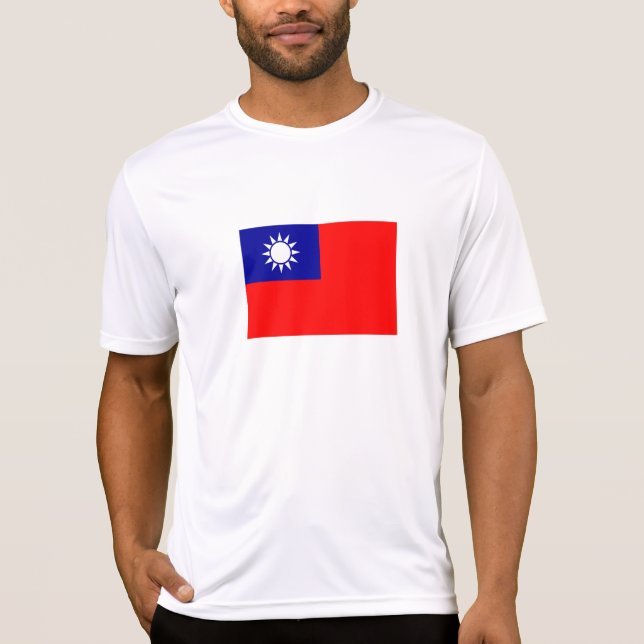 Camiseta Bandera de Taiwán (Anverso)