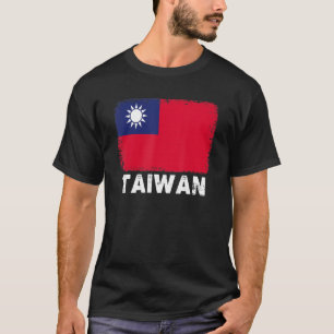 Camiseta Bandera de Taiwán apoya a hombres taiwaneses