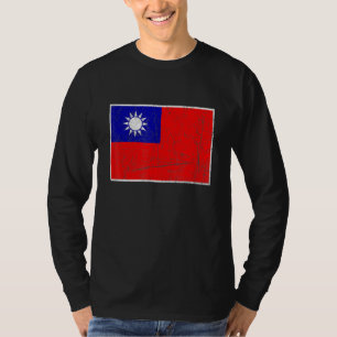 Camiseta Bandera de Taiwán con colores nacionales taiwanese