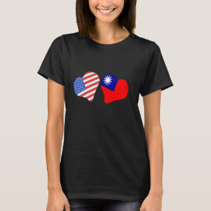 Camiseta Bandera de Taiwán Estados Unidos América Orgullo t