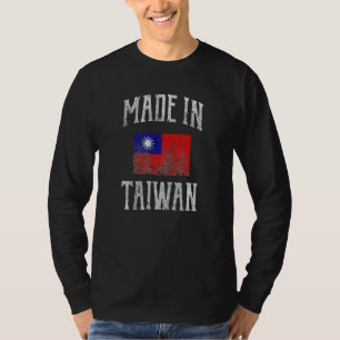 Camiseta Bandera De Taiwán Hecha En Taiwán