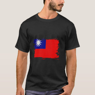 Camiseta Bandera de Taiwán Orgullo taiwanés vintage Raíz ta