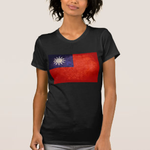 Camiseta Bandera de Taiwán; taiwaneses; 台 灣