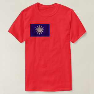Camiseta Bandera de Taiwán y emblema