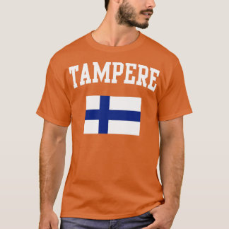 Camiseta Bandera de Tampere Finlandia