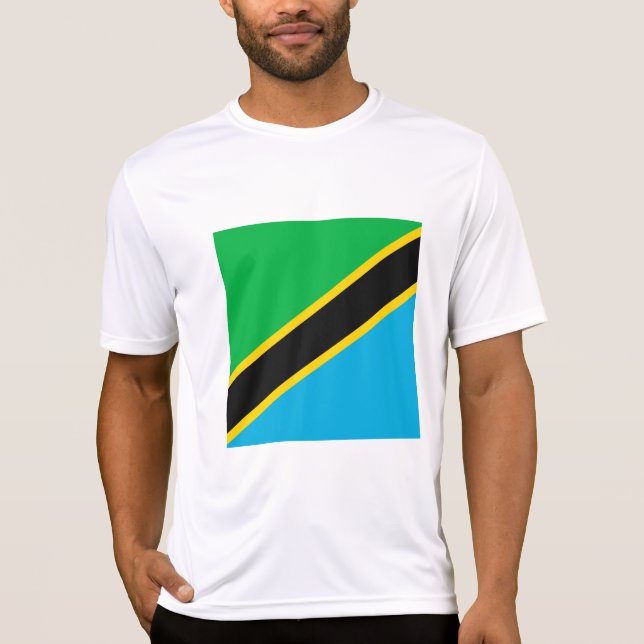 Camiseta Bandera de Tanzania (Anverso)