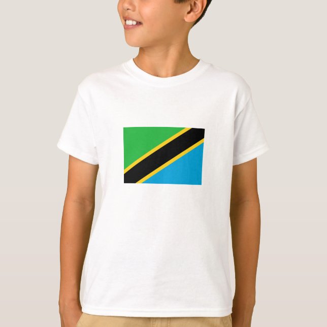 Camiseta Bandera de Tanzania (Anverso)