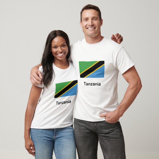 Camiseta Bandera de Tanzania (Unisexo)