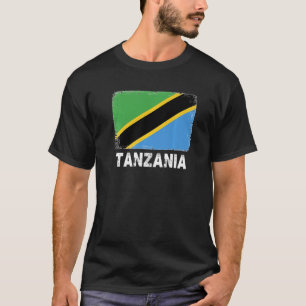 Camiseta Bandera de Tanzania apoya a hombres tanzanos