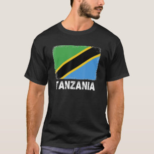 Camiseta Bandera de Tanzania apoya a hombres tanzanos