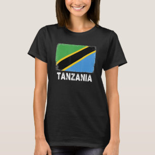 Camiseta Bandera de Tanzania apoya a hombres tanzanos