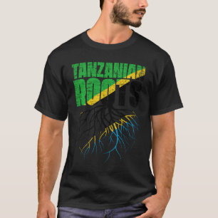 Camiseta Bandera de Tanzania como patrimonio de raíces tanz