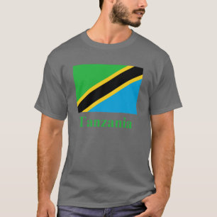 Camiseta Bandera de Tanzania con nombre