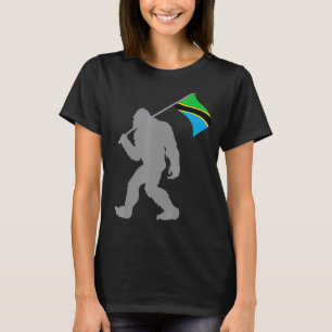 Camiseta Bandera De Tanzania En Bandera De Tanzania