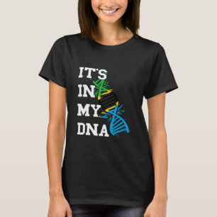 Camiseta Bandera de Tanzania Está en mi molécula de ADN Org