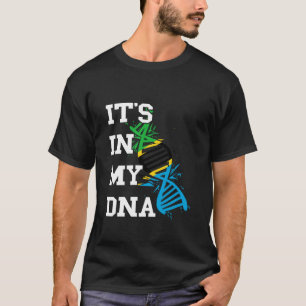 Camiseta Bandera de Tanzania Está en mi molécula de ADN Org