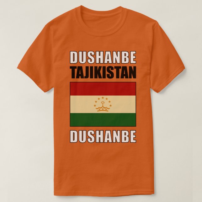 Camiseta Bandera de Tayikistán (Diseño del anverso)