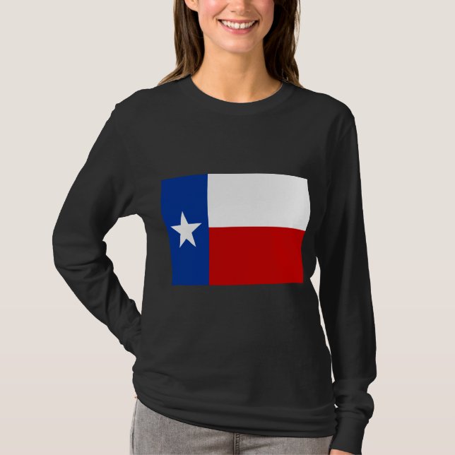 Camiseta bandera de Tejas (Anverso)