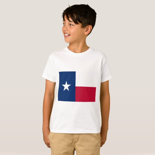 Camiseta Bandera de Tejas (Anverso completo)