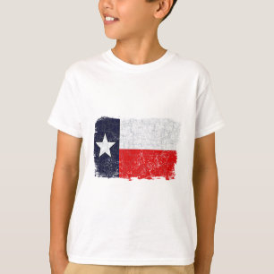CAMISETA BANDERA DE TEJAS ENVEJECIDA