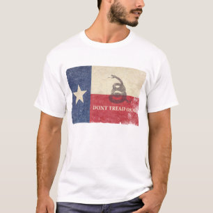 Camiseta Bandera de Tejas y de Gadsden