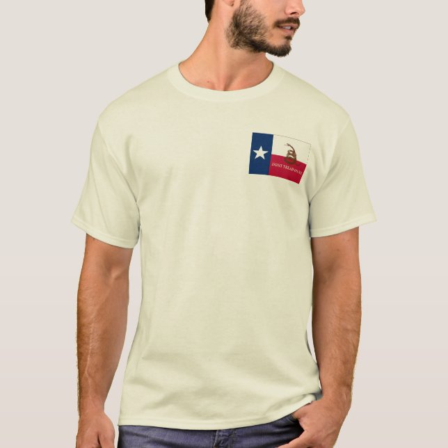 Camiseta Bandera de Tejas y de Gadsden (Anverso)