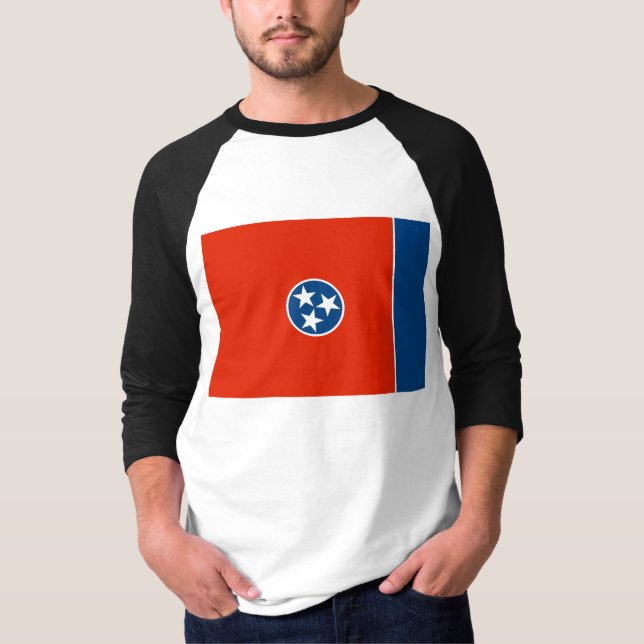 Camiseta Bandera de Tennessee (Anverso)