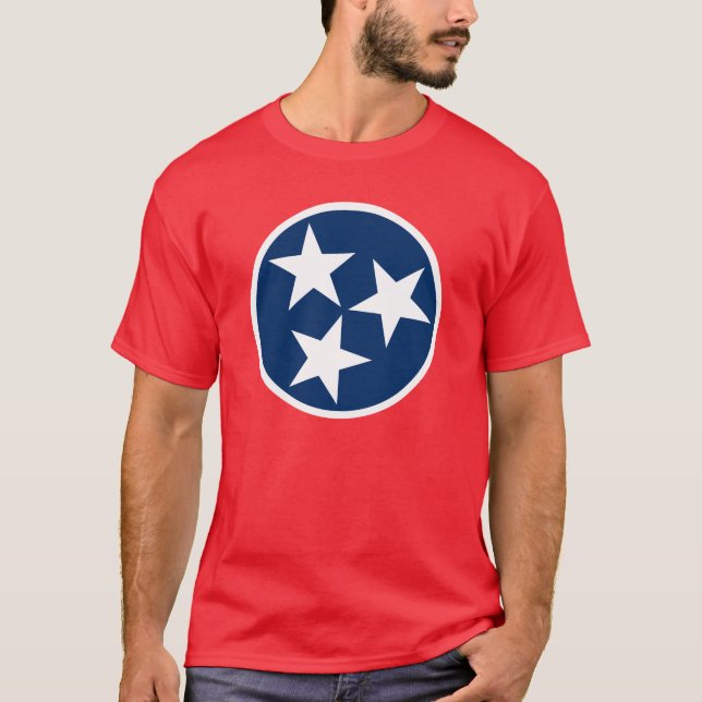 Camiseta Bandera de Tennessee (Anverso)