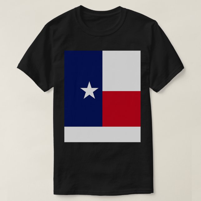Camiseta Bandera de Texas (Diseño del anverso)
