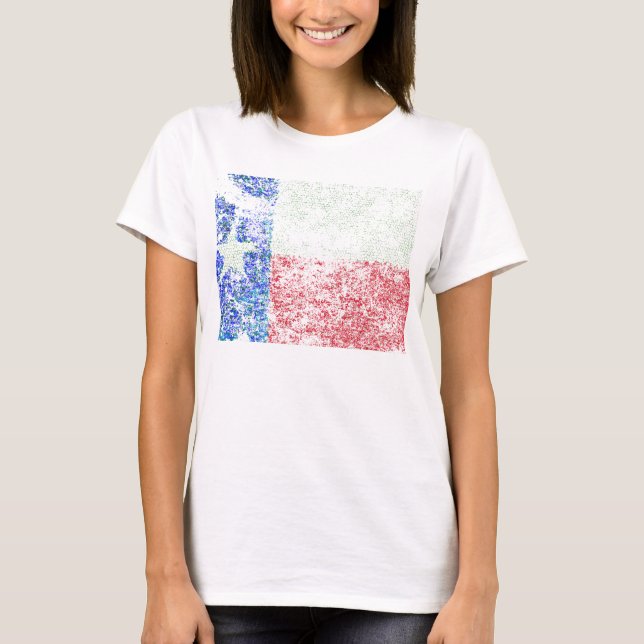 Camiseta Bandera de Texas (Anverso)