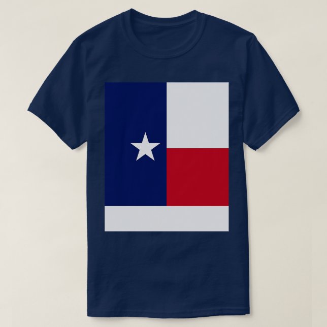 Camiseta Bandera de Texas (Diseño del anverso)