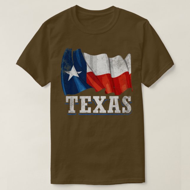 Camiseta Bandera de Texas1 (Diseño del anverso)