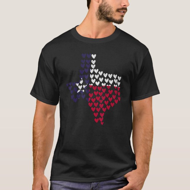 Camiseta Bandera de Texas Estados Unidos Patriótico Texan P (Anverso)