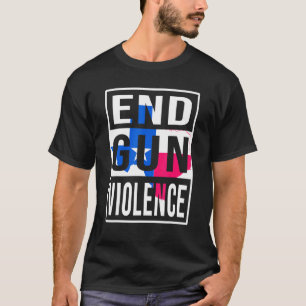 Camiseta Bandera de Texas Fin de Violencia de Armas Protege