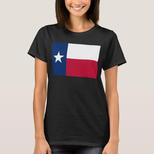 Camiseta Bandera de Texas: Longhorns, el estado de la solit (Anverso)